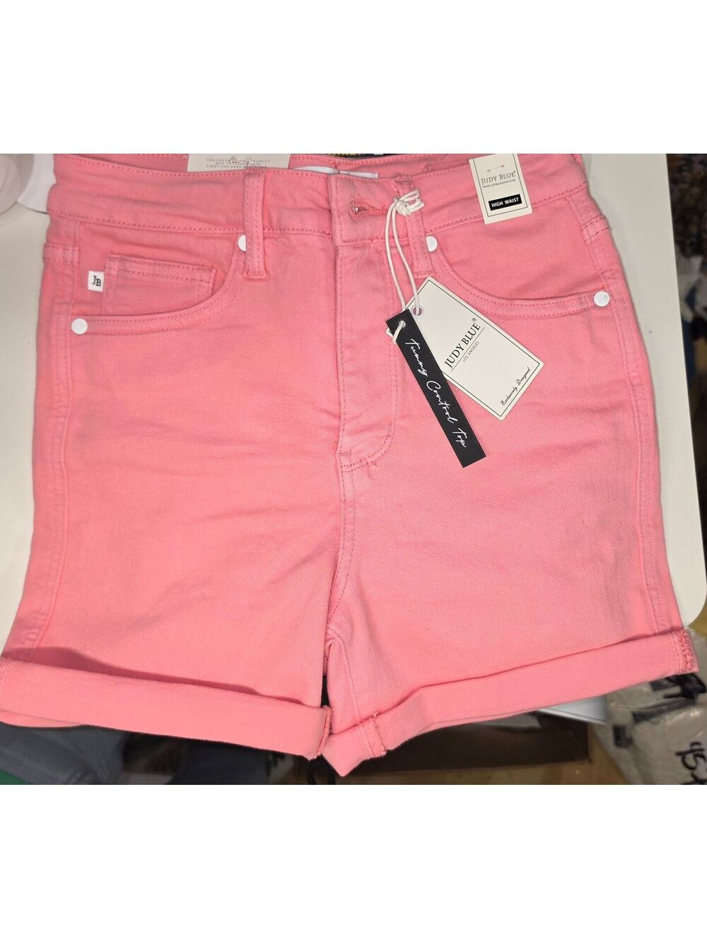 Judy Blue, size small, pink high waist shorts